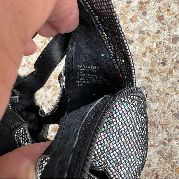 Steve Madden | “Fantasize” Lace-Up Peep Toe Pumps - Picture 7 of 10